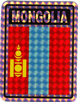 Mongolia Reflective Decal