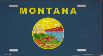 Montana Flag License Plate