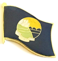Montana State Flag Lapel Pin - Single