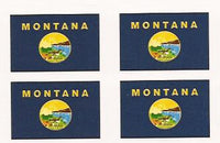 Montana State Flag Stickers - 50 per sheet