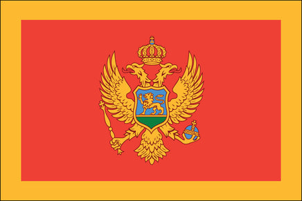Montenegro 3'x5' Nylon Flag