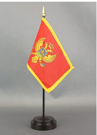 Montenegro Deluxe Miniature Flag