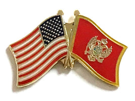 Montenegro Friendship Flag Lapel Pins