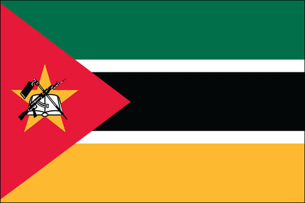 Mozambique 3'x5' Nylon Flag