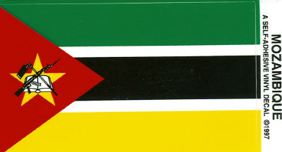 Mozambique Vinyl Flag Decal
