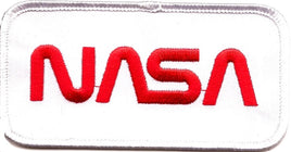 NASA Emblem Patch - white