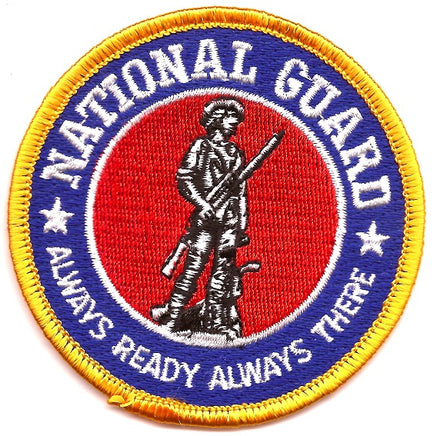 National Guard Patch - Round