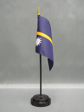 Nauru Deluxe Miniature Flag