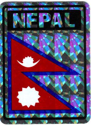 Nepal Reflective Decal