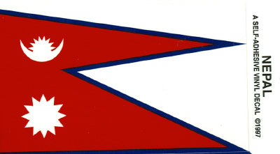 Nepal Vinyl Flag Decal