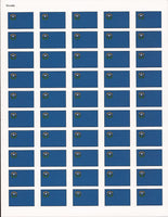 Nevada State Flag Stickers - 50 per sheet