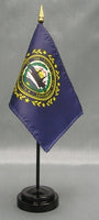 New Hampshire Miniature Table Flag - Deluxe