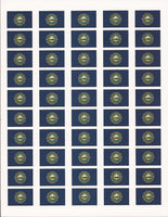 New Hampshire State Flag Stickers - 50 per sheet