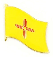 New Mexico State Flag Lapel Pin - Single
