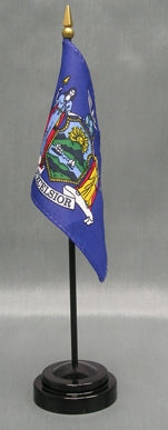 New York Miniature Table Flag - Deluxe