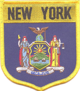 New York State Flag Patch - Shield