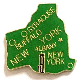 New York State Lapel Pin - Map Shape