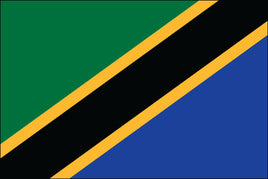 Tanzania 3'x5' Nylon Flag