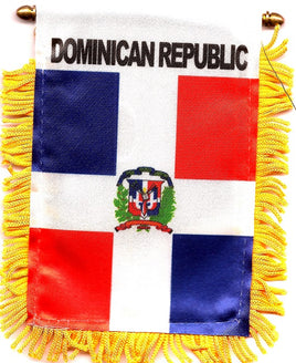 Dominican Republic Mini Window Banner