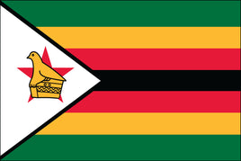 Zimbabwe 3'x5' Nylon Flag