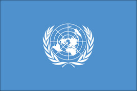 United Nations 3'x5' Nylon Flag