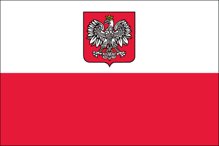 Poland (Eagle) 3'x5' Nylon Flag