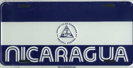 Nicaragua Flag License Plate