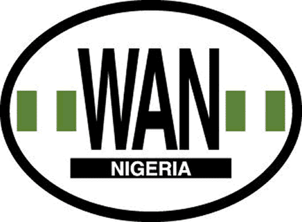 Nigeria Reflective Oval Decal