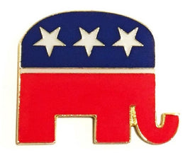 Republican Elephant Pin