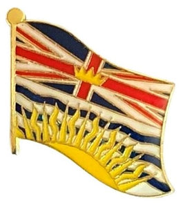 British Columbia Flag Lapel Pins - Single
