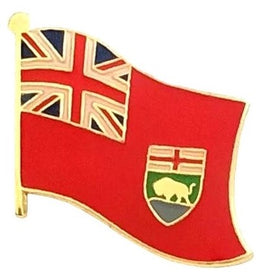 Manitoba Flag Lapel Pins - Single