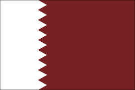 Qatar 2x3 Polyester Flag