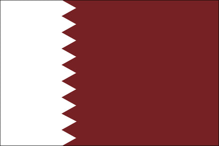 Qatar 2x3 Polyester Flag