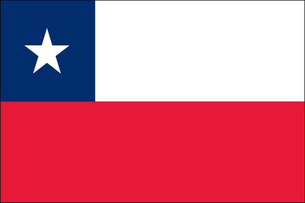 Chile 3'x5' Nylon Flag