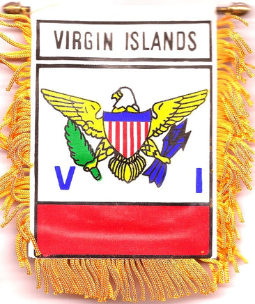 US Virgin Islands Mini Window Banner