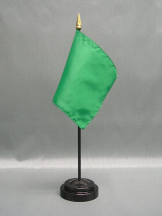 Green Miniature Rayon Flag