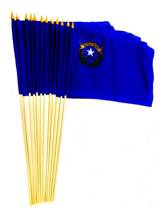 Nevada 12"x18" Stick Flag