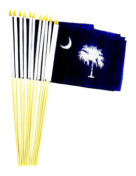 South Carolina 12"x18" Stick Flag