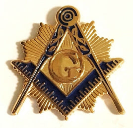 Masonic Emblem Pin - Gold