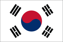 South Korea 2x3 Polyester Flag