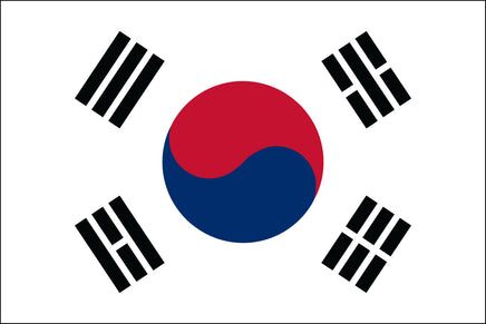 South Korea 2x3 Polyester Flag