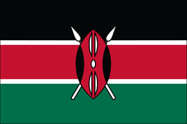 Kenya 3'x5' Nylon Flag
