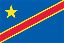 Congo Democratic Republic 3'x5' Nylon Flag