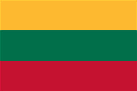 Lithuania 3'x5' Nylon Flag