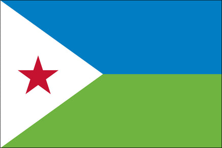 Djibouti 3'x5' Nylon Flag