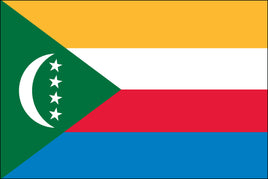 Comoros 3'x5' Nylon Flag