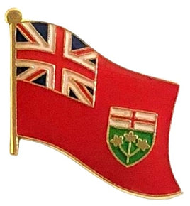 Ontario Flag Lapel Pins - Single
