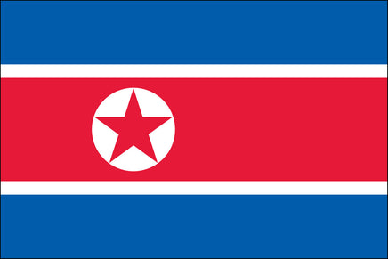 North Korean 3'x5' Nylon Flag
