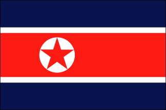 North Korean Polyester Flag