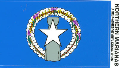 Northern Marianas Vinyl Flag Decal